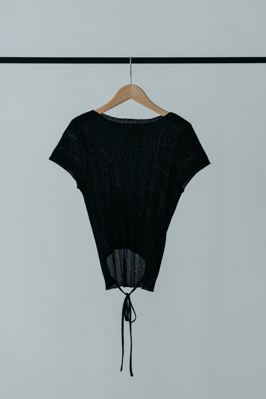 【MAIKU】Pleated knit top