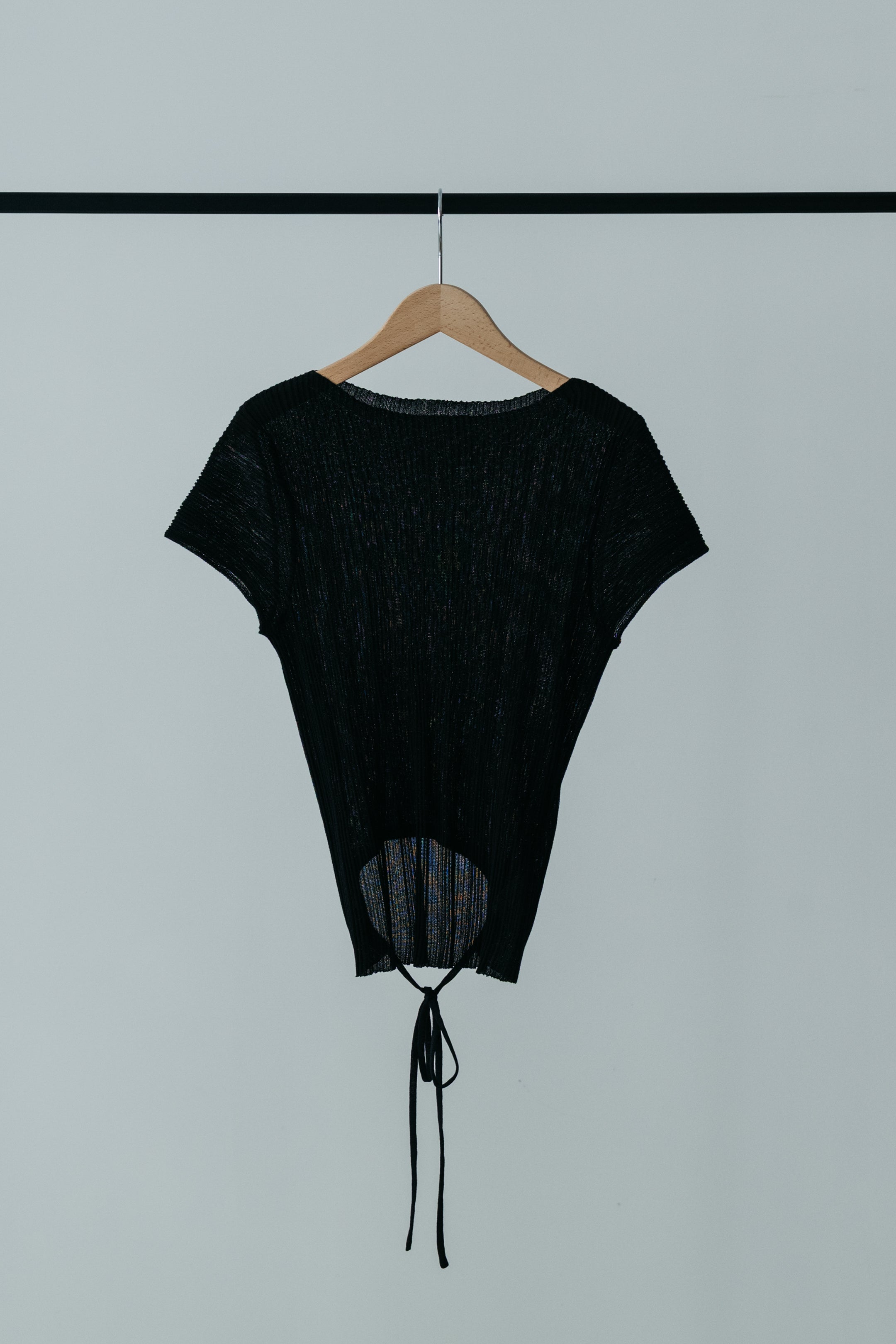 【MAIKU】Pleated knit top