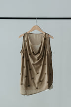 【MAIKU】bijou embroidery top