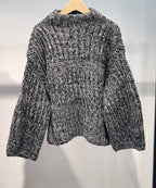 【faible and failure】 Brioche sweater Col.CAMEL,OFF WHITE