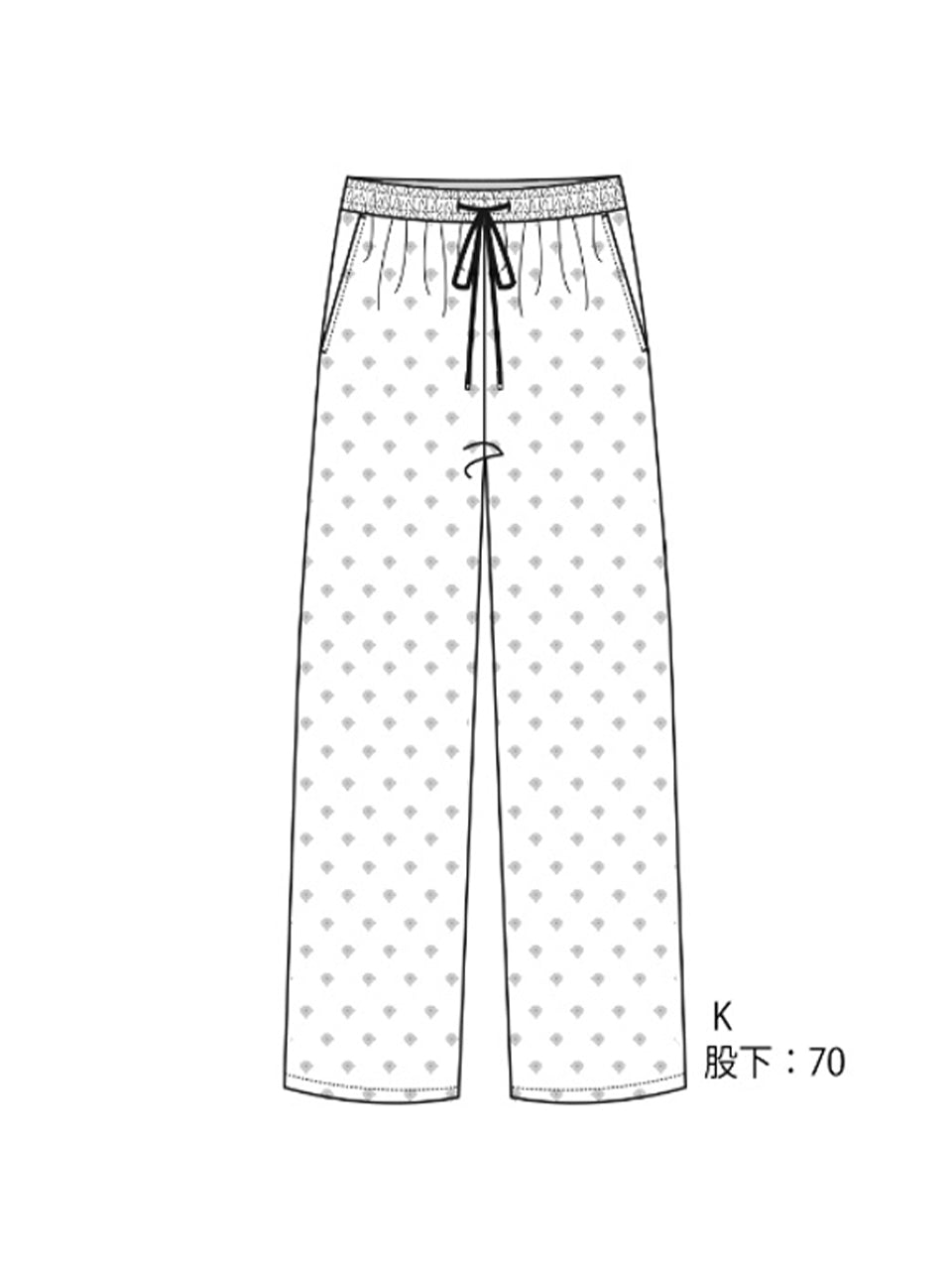 【PRE ORDER 2026SS】【ROOM.THE.ROOM】Brooklyn embroidery pants【先行予約2月中旬ごろ配送予定】