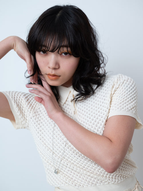 【PRE ORDER 2026SS】【ROOM.THE.ROOM】Brooklyn knit polo【先行予約2月中旬ごろ配送予定】