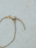 【ROOM.THE.ROOM】Rhinestone chain bracelet