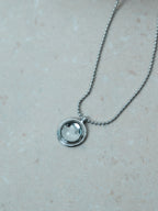 【ROOM.THE.ROOM】Cabochon circle necklace