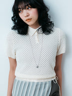 【ROOM.THE.ROOM】Cabochon circle necklace