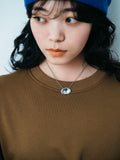 【ROOM.THE.ROOM】Cabochon oval necklace