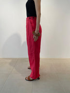 【hwyl】Linen wide pants