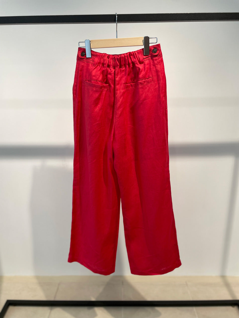 【hwyl】Linen wide pants