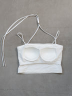 【hwyl】Choker detail camisole Col. OFF WHITE/ BLACK