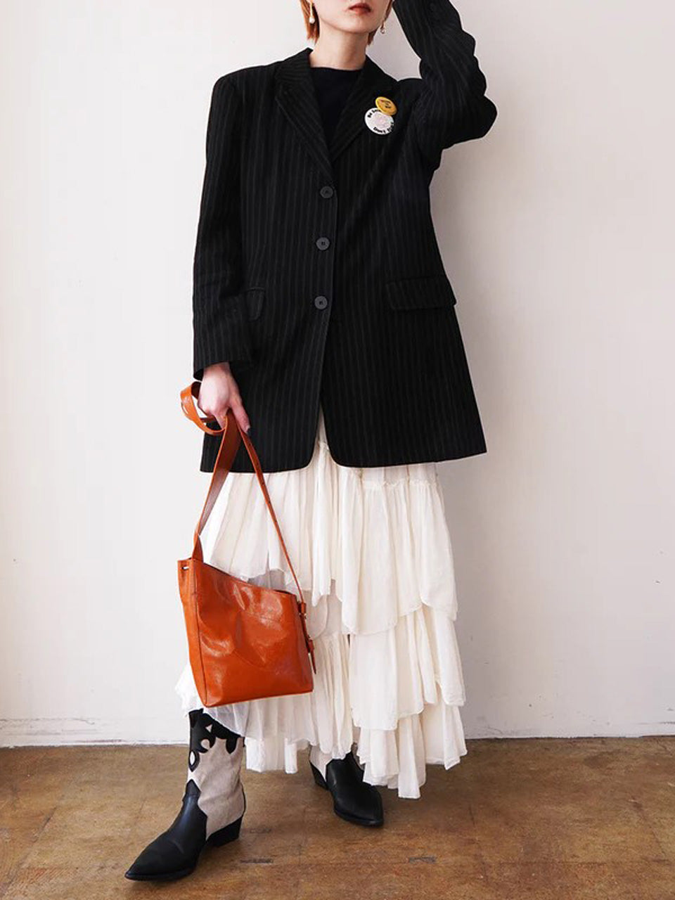 【POMTATA】BIBI Shoulder bag(S) Col. BROWN/ BLUE