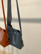 【POMTATA】BIBI Shoulder bag(S) Col. BROWN/ BLUE