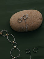 【ROOM.THE.ROOM】Metal circle small hoop earrings(イヤリング)