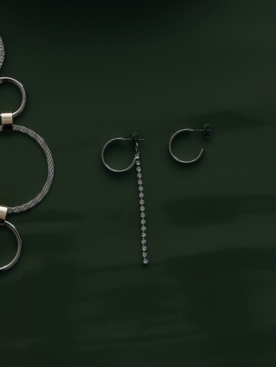 【ROOM.THE.ROOM】Metal circle small hoop pierces(ピアス)