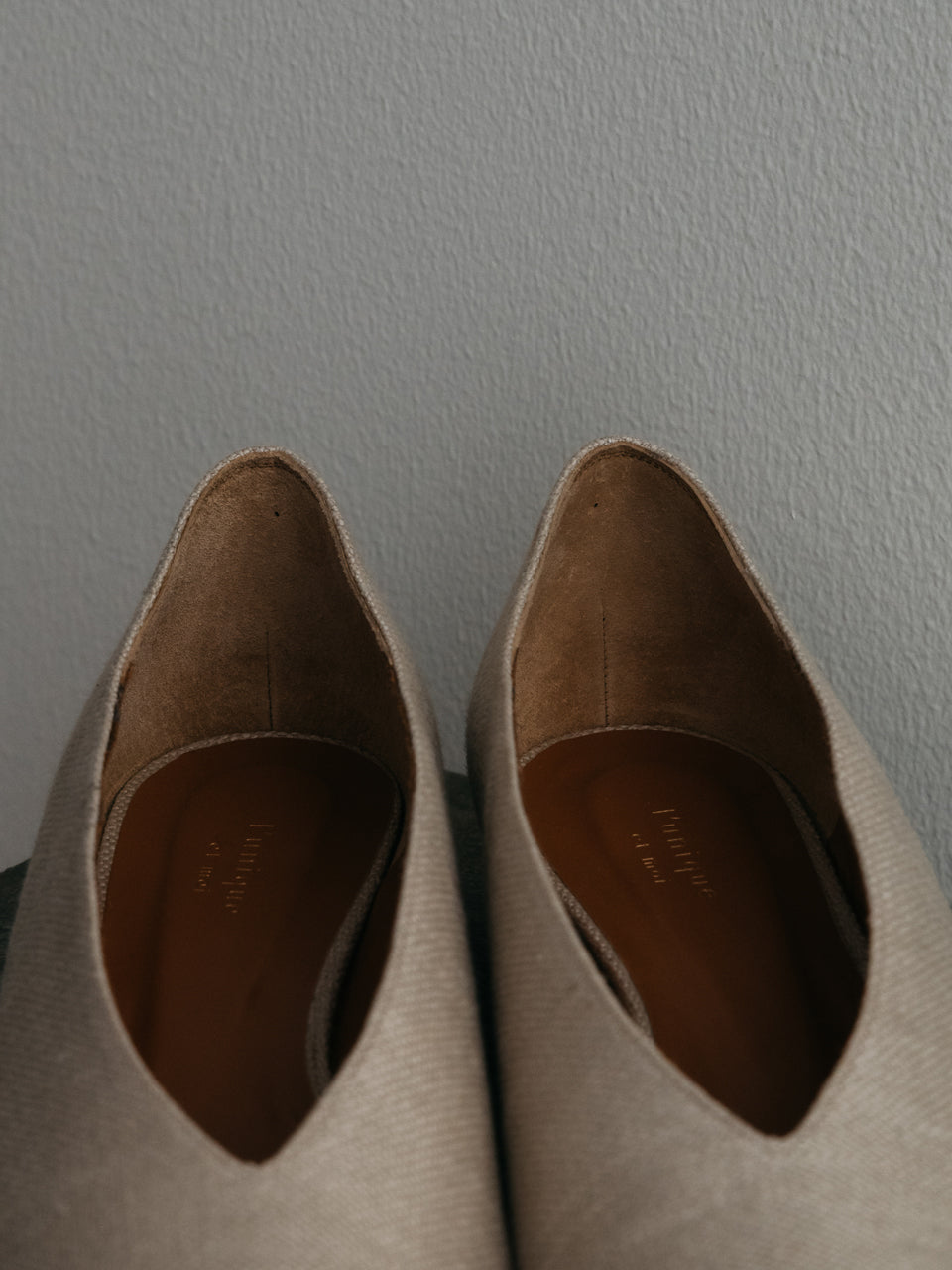 【L'unique et moi】Vague D. pumps Col. LINEN/ DENIM