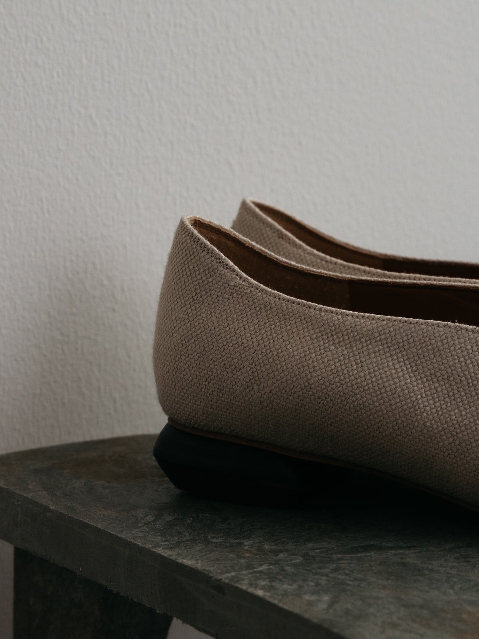 【L'unique et moi】Vague D. pumps Col. LINEN/ DENIM