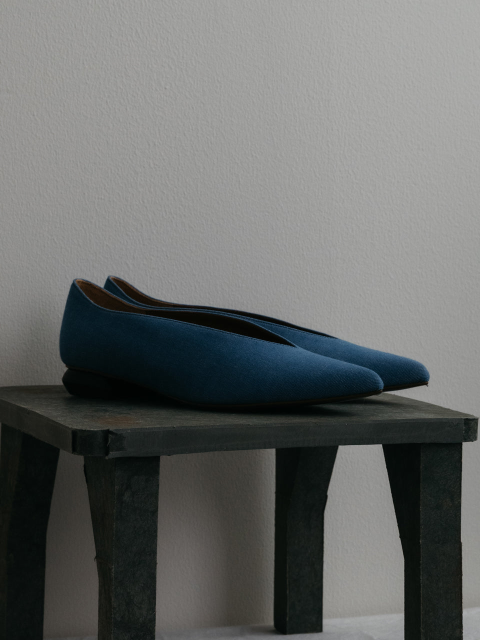 【L'unique et moi】Vague D. pumps Col. LINEN/ DENIM
