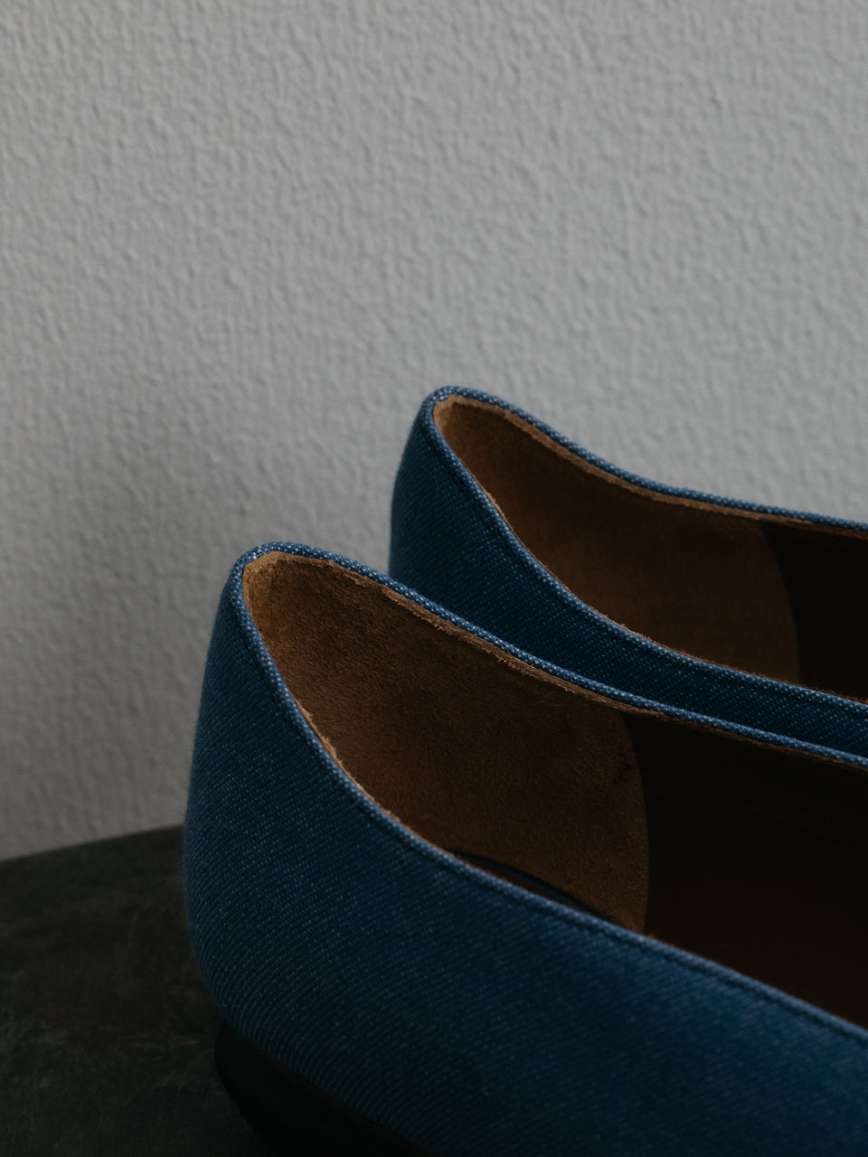 【L'unique et moi】Vague D. pumps Col. LINEN/ DENIM