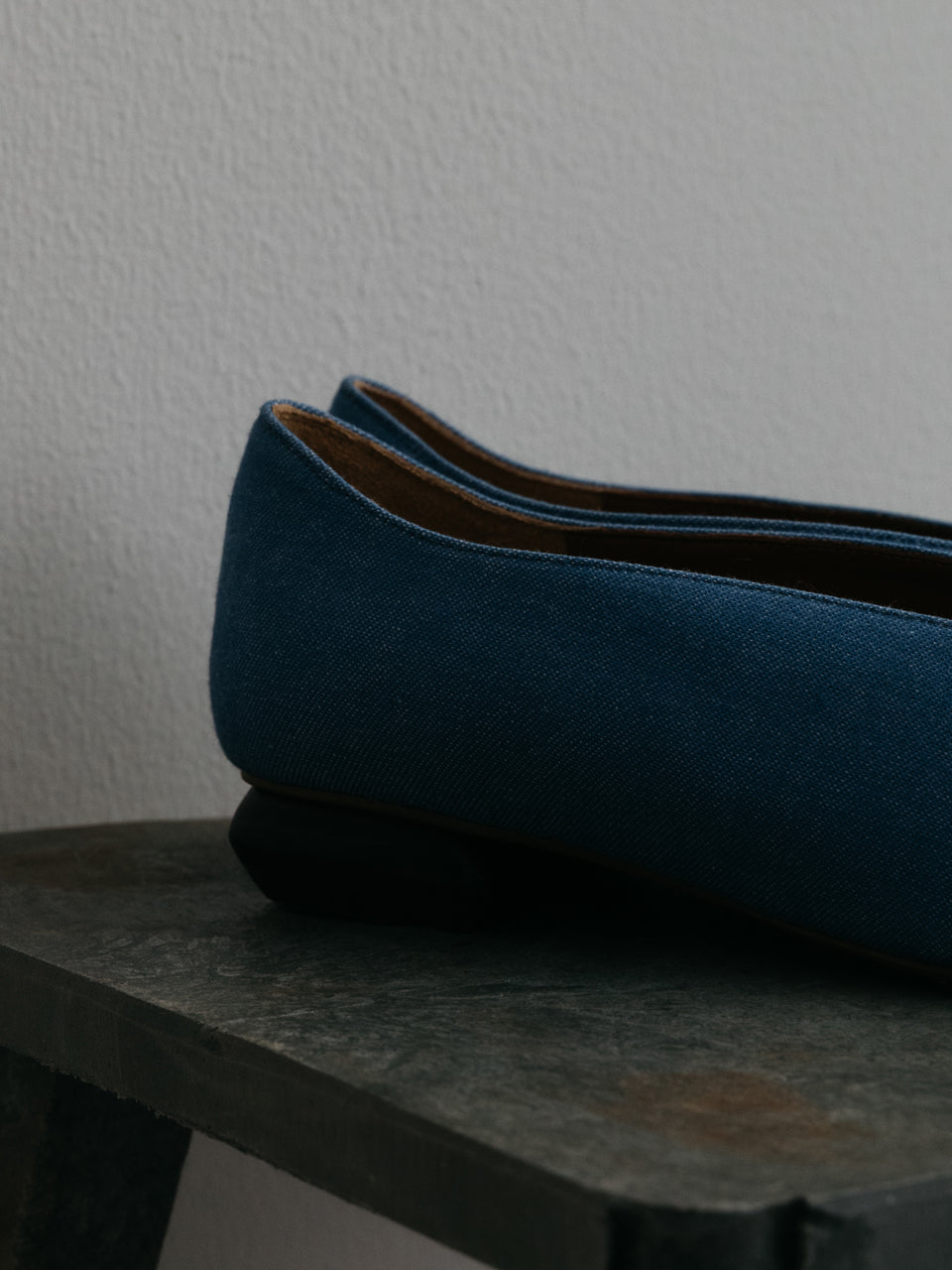 【L'unique et moi】Vague D. pumps Col. LINEN/ DENIM
