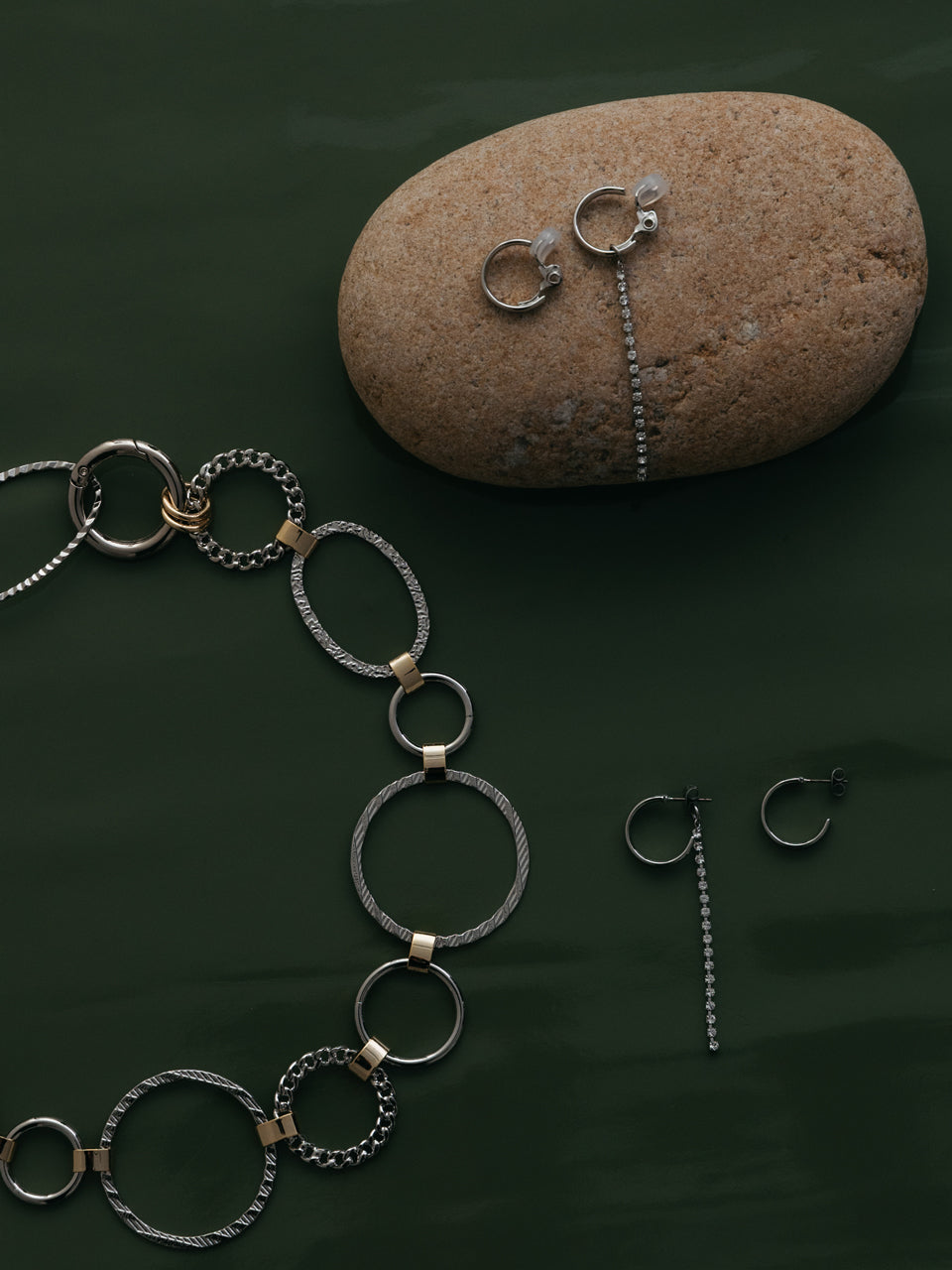 【ROOM.THE.ROOM】Metal circle necklace