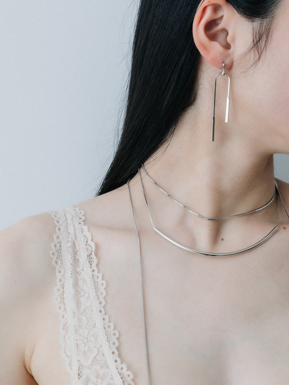 【ROOM.THE.ROOM】Pipe chain necklace