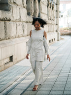 【PRE ORDER 2026SS】【ROOM.THE.ROOM】Ali linen apron vest【先行予約3月中旬ごろ配送予定】