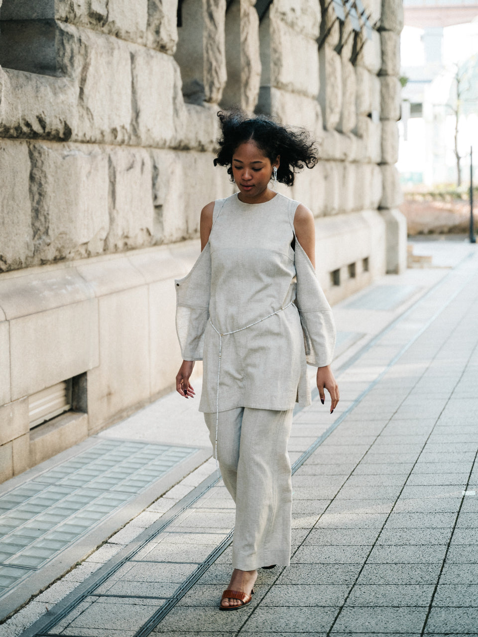 【PRE ORDER 2026SS】【ROOM.THE.ROOM】Ali linen pants【先行予約3月中旬ごろ配送予定】