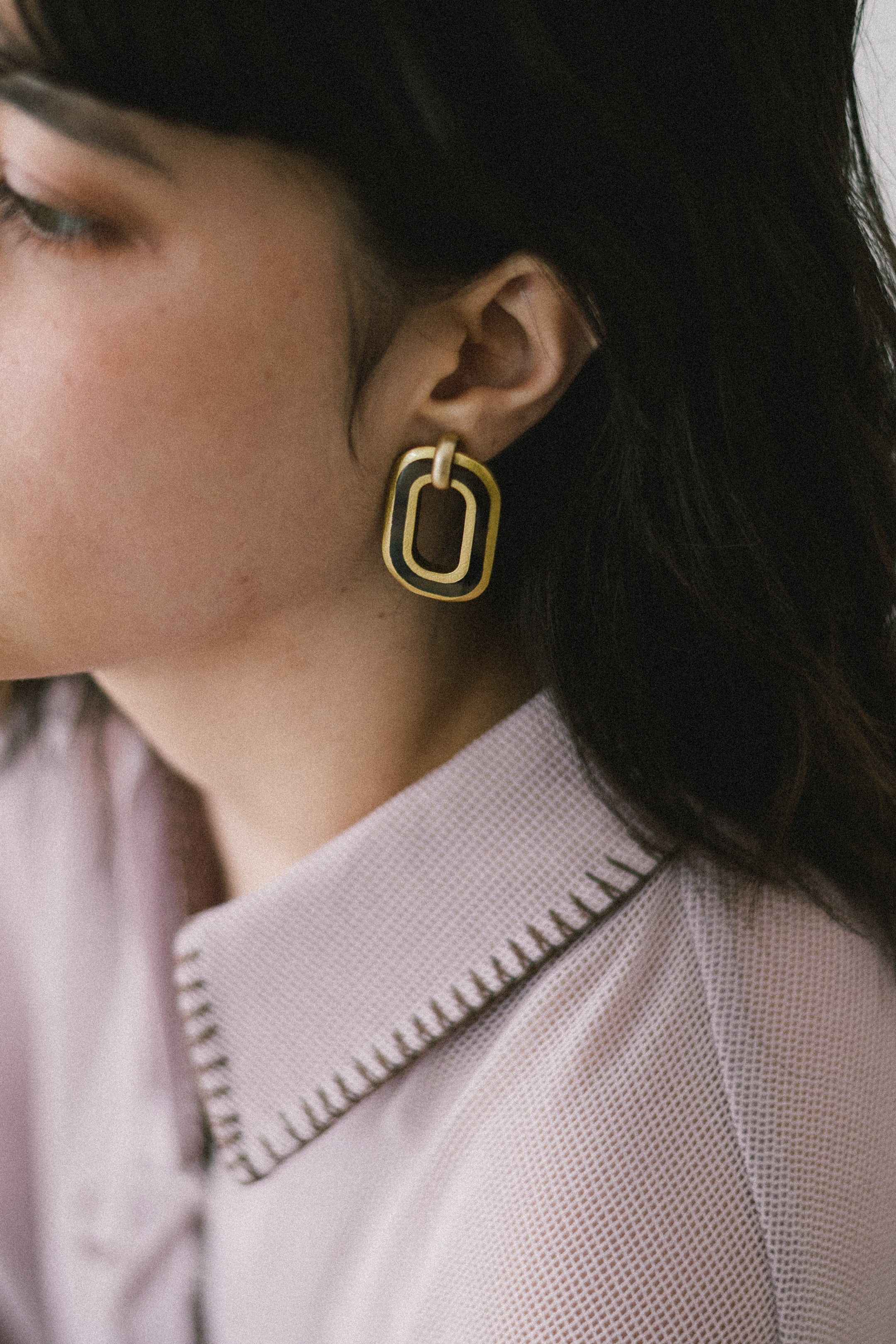 【ROOM.THE.ROOM】Frame earrings