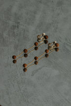 【ROOM.THE.ROOM】Wood ball earrings(イヤリング)